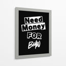 Necesito dinero para un BMW - Vicky Hanggara | Cuadro decorativo de Canvas Lab