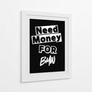 Necesito dinero para un BMW - Vicky Hanggara | Cuadro decorativo de Canvas Lab