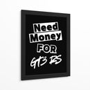 Necesito dinero para el GT3 RS. - Vicky Hanggara | Cuadro decorativo de Canvas Lab