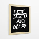 Necesito dinero para el GT3 RS. - Vicky Hanggara | Cuadro decorativo de Canvas Lab