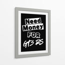 Necesito dinero para el GT3 RS. - Vicky Hanggara | Cuadro decorativo de Canvas Lab