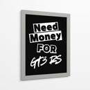Necesito dinero para el GT3 RS. - Vicky Hanggara | Cuadro decorativo de Canvas Lab