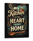 La cocina es el corazón: comida - Vicky Hanggara | Cuadro decorativo de Canvas Lab