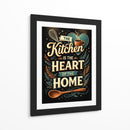 La cocina es el corazón: comida - Vicky Hanggara | Cuadro decorativo de Canvas Lab