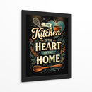 La cocina es el corazón: comida - Vicky Hanggara | Cuadro decorativo de Canvas Lab