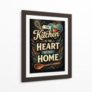 La cocina es el corazón: comida - Vicky Hanggara | Cuadro decorativo de Canvas Lab