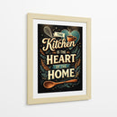 La cocina es el corazón: comida - Vicky Hanggara | Cuadro decorativo de Canvas Lab