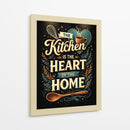 La cocina es el corazón: comida - Vicky Hanggara | Cuadro decorativo de Canvas Lab