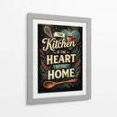 La cocina es el corazón: comida - Vicky Hanggara | Cuadro decorativo de Canvas Lab