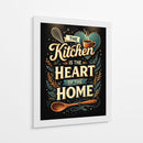La cocina es el corazón: comida - Vicky Hanggara | Cuadro decorativo de Canvas Lab