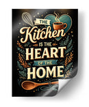 La cocina es el corazón: comida - Vicky Hanggara | Cuadro decorativo de Canvas Lab