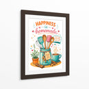 La felicidad en la cocina es casera. - Vicky Hanggara | Cuadro decorativo de Canvas Lab