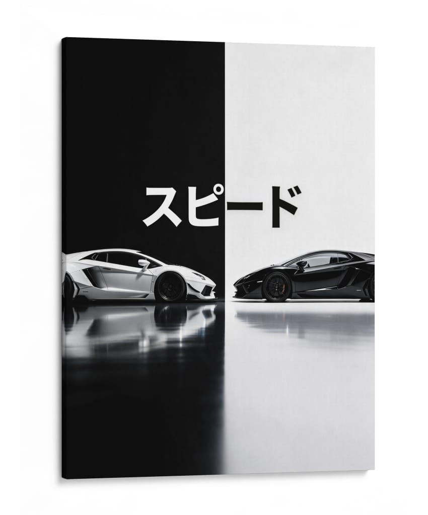 Furia en Blanco y Negro - Sae Art | Cuadro decorativo de Canvas Lab