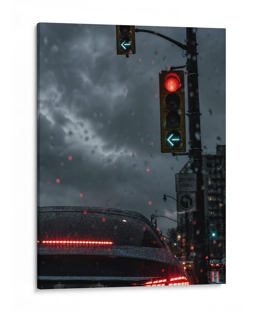 Luces bajo la Lluvia - Sae Art | Cuadro decorativo de Canvas Lab