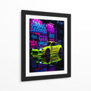 Luz Neón Nocturna - Sae Art | Cuadro decorativo de Canvas Lab