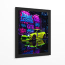 Luz Neón Nocturna - Sae Art | Cuadro decorativo de Canvas Lab
