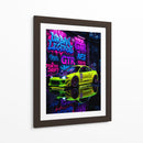 Luz Neón Nocturna - Sae Art | Cuadro decorativo de Canvas Lab