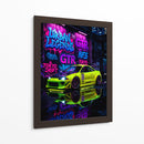Luz Neón Nocturna - Sae Art | Cuadro decorativo de Canvas Lab