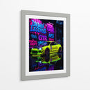 Luz Neón Nocturna - Sae Art | Cuadro decorativo de Canvas Lab