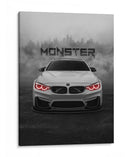 El Monstruo Oscuro - BMW M4 - Sae Art | Cuadro decorativo de Canvas Lab