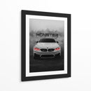 El Monstruo Oscuro - BMW M4 - Sae Art | Cuadro decorativo de Canvas Lab