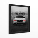El Monstruo Oscuro - BMW M4 - Sae Art | Cuadro decorativo de Canvas Lab