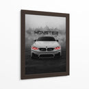 El Monstruo Oscuro - BMW M4 - Sae Art | Cuadro decorativo de Canvas Lab