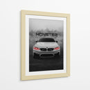 El Monstruo Oscuro - BMW M4 - Sae Art | Cuadro decorativo de Canvas Lab