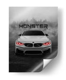 El Monstruo Oscuro - BMW M4 - Sae Art | Cuadro decorativo de Canvas Lab