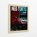 La Leyenda Ciberpunk - Nissan GT-R - Sae Art | Cuadro decorativo de Canvas Lab