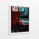 La Leyenda Ciberpunk - Nissan GT-R - Sae Art | Cuadro decorativo de Canvas Lab