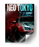 La Leyenda Ciberpunk - Nissan GT-R - Sae Art | Cuadro decorativo de Canvas Lab