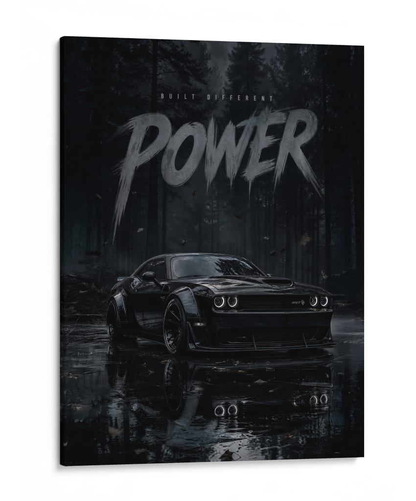 Puro Músculo - Dodge Challenger - Sae Art | Cuadro decorativo de Canvas Lab