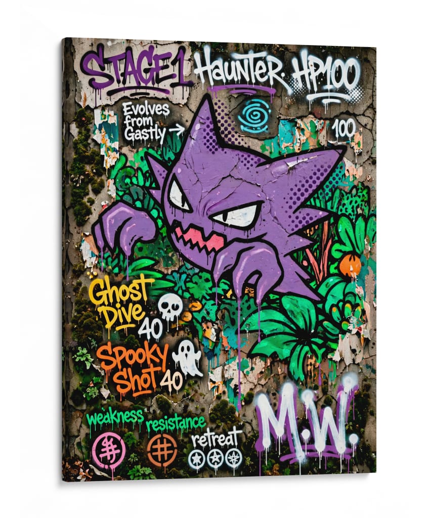 Haunter Graffiti - MW | Cuadro decorativo de Canvas Lab