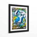 Lugia V Graffiti - MW | Cuadro decorativo de Canvas Lab