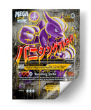 Mewtwo MEGA Graffiti - MW | Cuadro decorativo de Canvas Lab