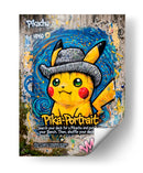 Pikachu Graffiti - MW | Cuadro decorativo de Canvas Lab