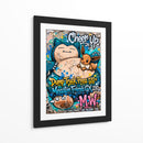 Snorlax y Eve Graffiti - MW | Cuadro decorativo de Canvas Lab