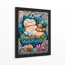 Snorlax y Eve Graffiti - MW | Cuadro decorativo de Canvas Lab