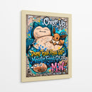 Snorlax y Eve Graffiti - MW | Cuadro decorativo de Canvas Lab