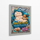 Snorlax y Eve Graffiti - MW | Cuadro decorativo de Canvas Lab