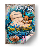 Snorlax y Eve Graffiti - MW | Cuadro decorativo de Canvas Lab
