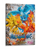 Articuno Zapdos Moltres Graffiti - MW | Cuadro decorativo de Canvas Lab