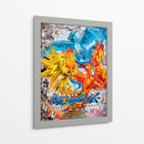 Articuno Zapdos Moltres Graffiti - MW | Cuadro decorativo de Canvas Lab