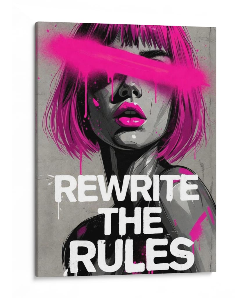 Sin Reglas - Puffy Design | Cuadro decorativo de Canvas Lab