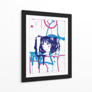 Chica del Grafiti - Puffy Design | Cuadro decorativo de Canvas Lab