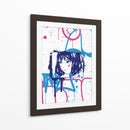 Chica del Grafiti - Puffy Design | Cuadro decorativo de Canvas Lab