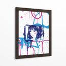 Chica del Grafiti - Puffy Design | Cuadro decorativo de Canvas Lab