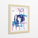 Chica del Grafiti - Puffy Design | Cuadro decorativo de Canvas Lab