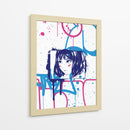 Chica del Grafiti - Puffy Design | Cuadro decorativo de Canvas Lab